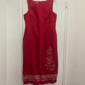Talbot 100% linen dress size 12
